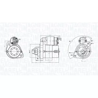 Alternateur MAGNETI MARELLI 063731508010