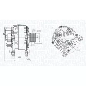 Alternateur MAGNETI MARELLI
