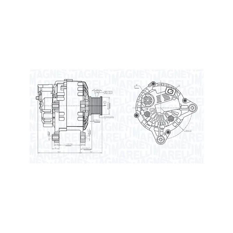 Alternateur MAGNETI MARELLI 063731562010