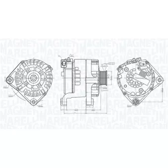 Alternateur MAGNETI MARELLI 063732041010
