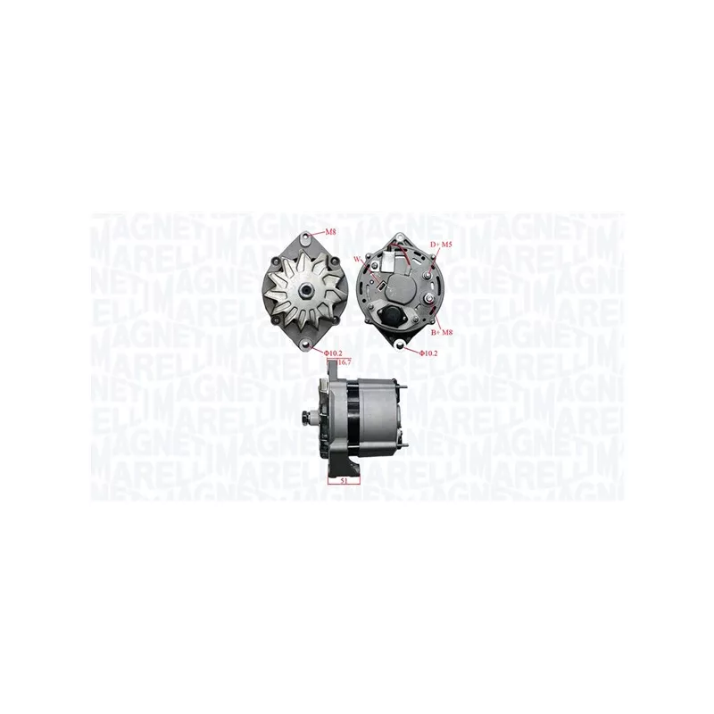 Alternateur MAGNETI MARELLI 063732170010