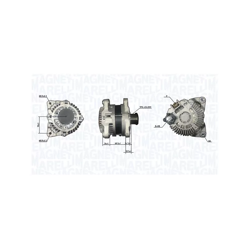 Alternateur MAGNETI MARELLI 063732186010