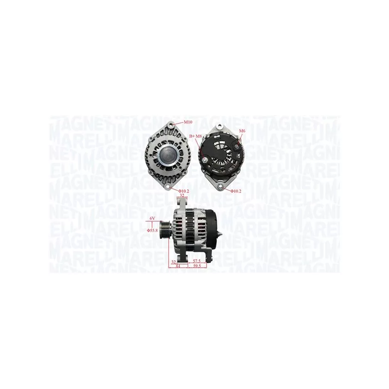 Alternateur MAGNETI MARELLI 063735380010