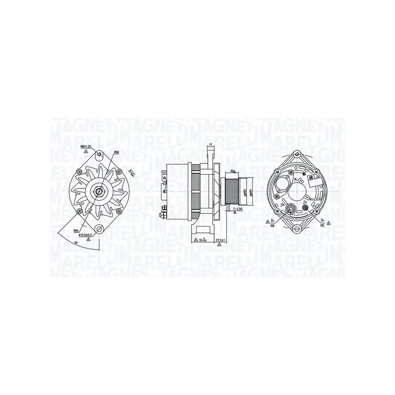 Alternateur MAGNETI MARELLI 063735605010