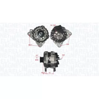 Alternateur MAGNETI MARELLI 063735695010