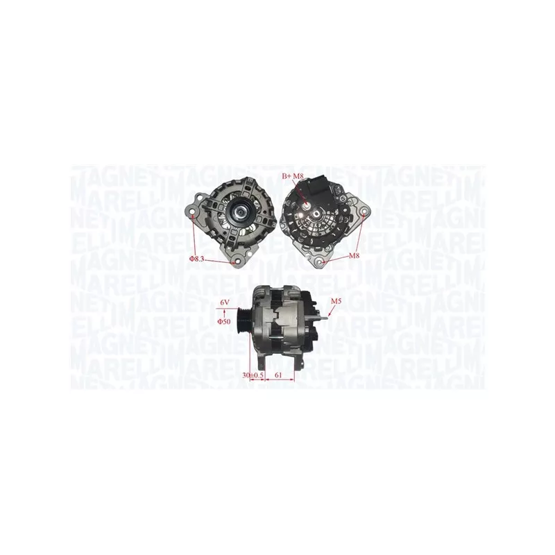 Alternateur MAGNETI MARELLI 063735695010