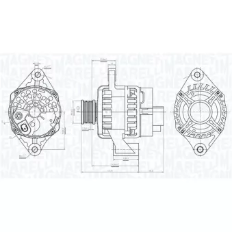 Alternateur MAGNETI MARELLI 063736094010
