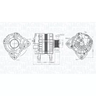 Alternateur MAGNETI MARELLI 063736095010