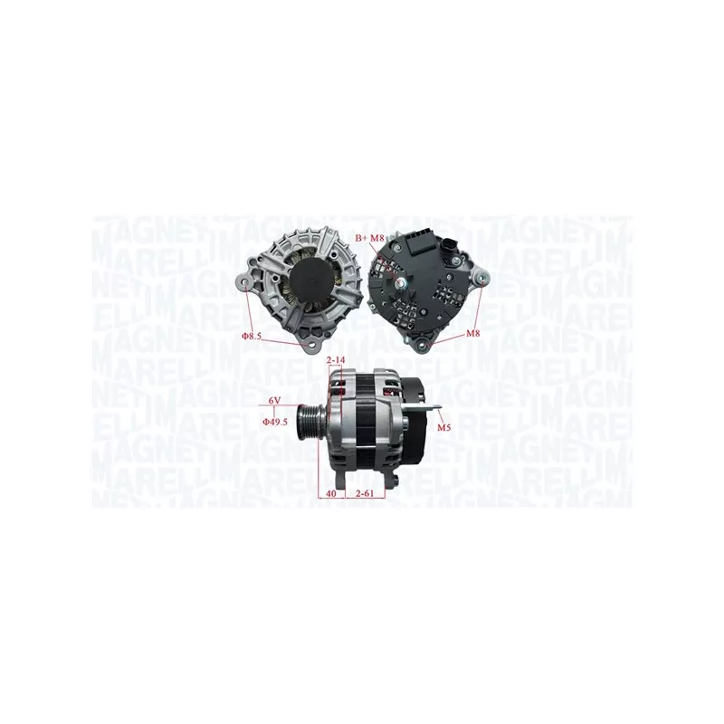 Alternateur MAGNETI MARELLI 063736195010