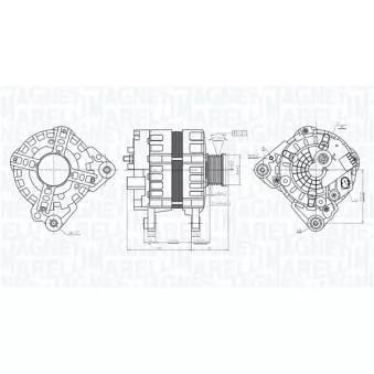 Alternateur MAGNETI MARELLI 063736232010