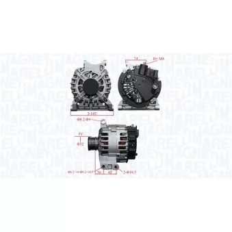 Alternateur MAGNETI MARELLI 063739065010