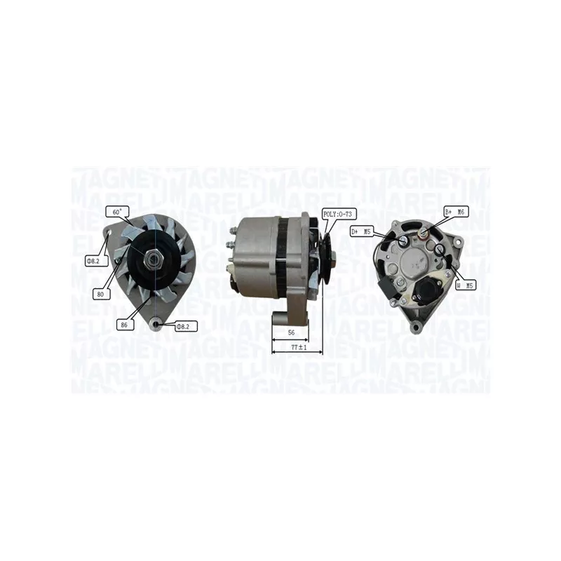 Alternateur MAGNETI MARELLI 063739066010