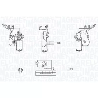 Moteur d'essuie-glace MAGNETI MARELLI 064060000010
