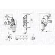 Moteur d'essuie-glace MAGNETI MARELLI 064070200010 - Visuel 2