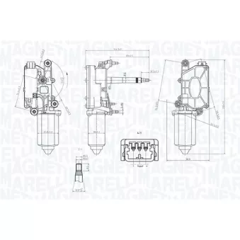 Moteur d'essuie-glace MAGNETI MARELLI