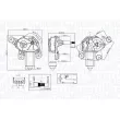 Moteur d'essuie-glace MAGNETI MARELLI 064071200010 - Visuel 1