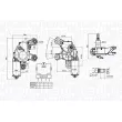 Moteur d'essuie-glace MAGNETI MARELLI 064072300010 - Visuel 2