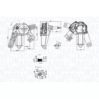 Moteur d'essuie-glace MAGNETI MARELLI