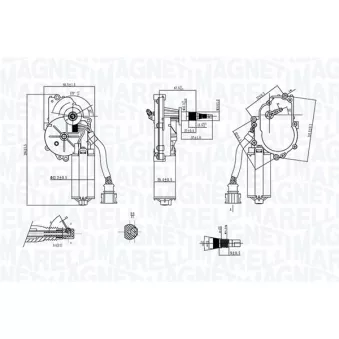 Moteur d'essuie-glace MAGNETI MARELLI