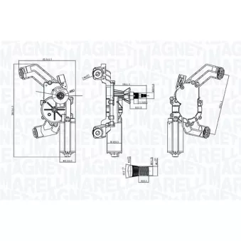 Moteur d'essuie-glace MAGNETI MARELLI
