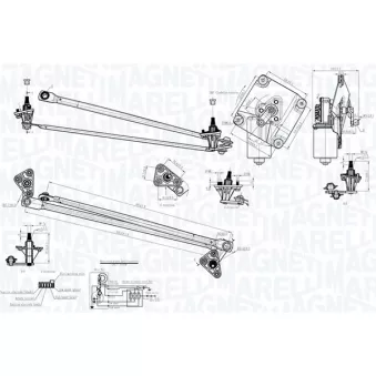 Système de nettoyage des vitres MAGNETI MARELLI 064351713010