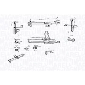 Système de nettoyage des vitres MAGNETI MARELLI 064351729010