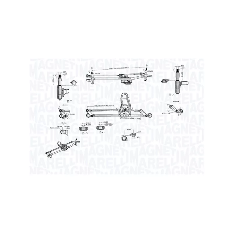 Système de nettoyage des vitres MAGNETI MARELLI 064351729010