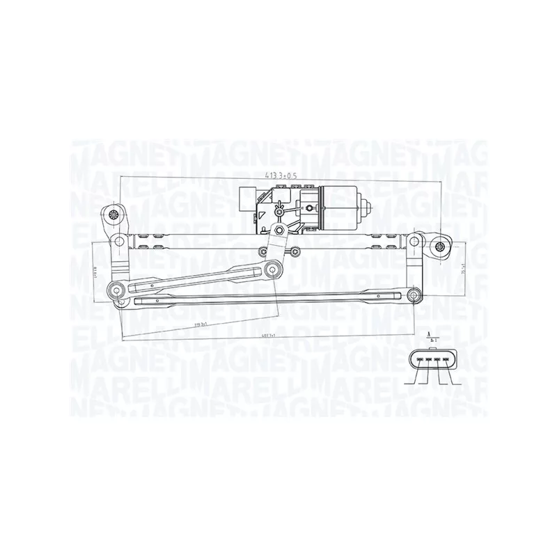 Système de nettoyage des vitres MAGNETI MARELLI 064351737010