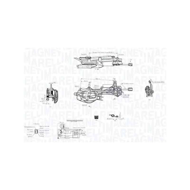 Système de nettoyage des vitres MAGNETI MARELLI 064351740010