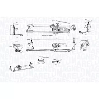 Système de nettoyage des vitres MAGNETI MARELLI 064351748010