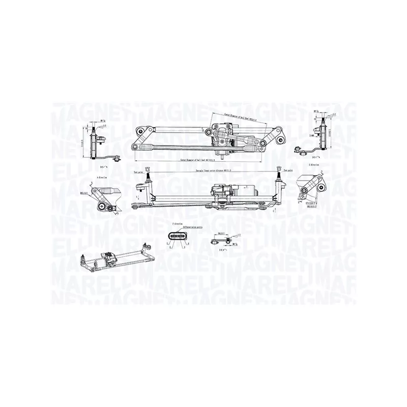 Système de nettoyage des vitres MAGNETI MARELLI 064351748010