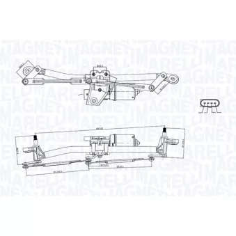 Système de nettoyage des vitres MAGNETI MARELLI 064351751010