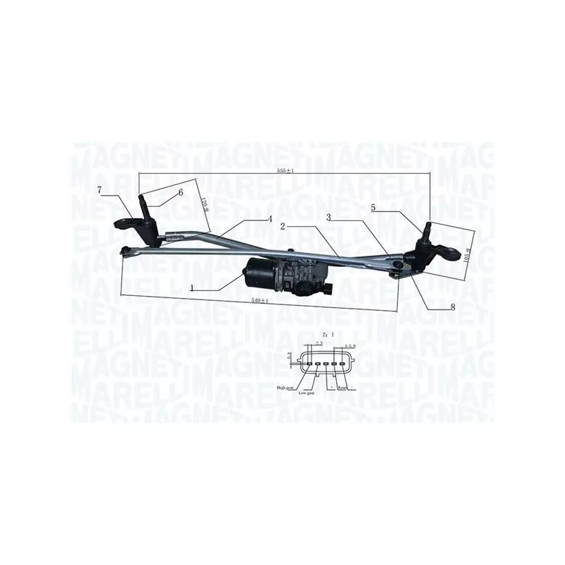 Système de nettoyage des vitres MAGNETI MARELLI 064351758010