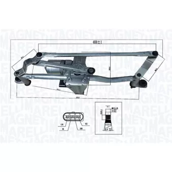 Système de nettoyage des vitres MAGNETI MARELLI 064351762010
