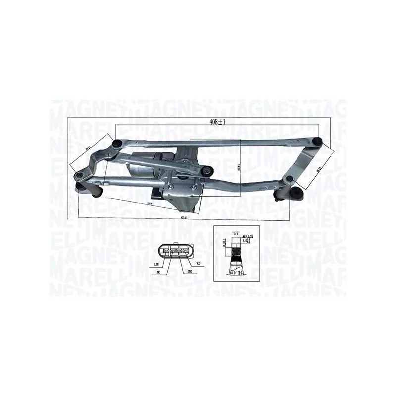 Système de nettoyage des vitres MAGNETI MARELLI 064351762010