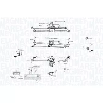 Système de nettoyage des vitres MAGNETI MARELLI 064351763010