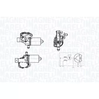 Moteur d'essuie-glace MAGNETI MARELLI 064378900010