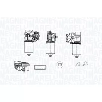 Moteur d'essuie-glace MAGNETI MARELLI