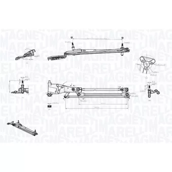 Tringlerie d'essuie-glace MAGNETI MARELLI 085570706010