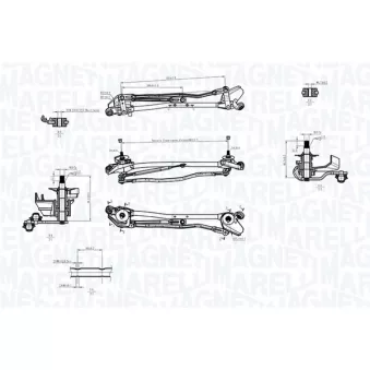 Tringlerie d'essuie-glace MAGNETI MARELLI 085570740010