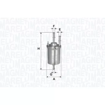 Filtre à carburant MAGNETI MARELLI 152071760859