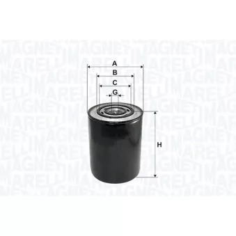 Filtre à huile MAGNETI MARELLI 153071760101