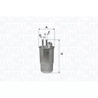 Filtre à carburant MAGNETI MARELLI 153071760220