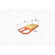 Filtre à air MAGNETI MARELLI 153071762468 - Visuel 1
