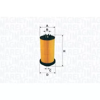 Filtre à carburant MAGNETI MARELLI 153071762484