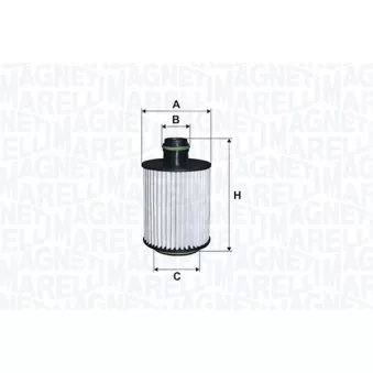 Filtre à huile MAGNETI MARELLI 153071762490