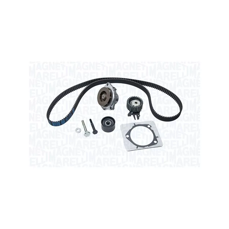 Pompe à eau + kit de courroie crantée MAGNETI MARELLI 341401070001