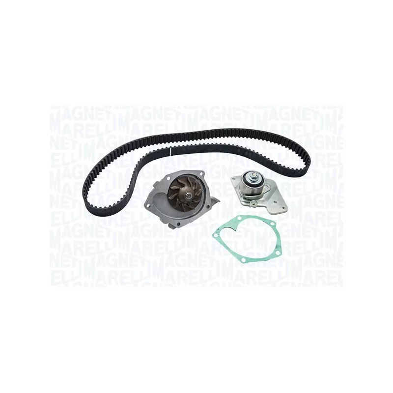 Pompe à eau + kit de courroie crantée MAGNETI MARELLI 341401280001
