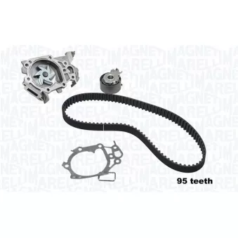 Pompe à eau + kit de courroie crantée MAGNETI MARELLI