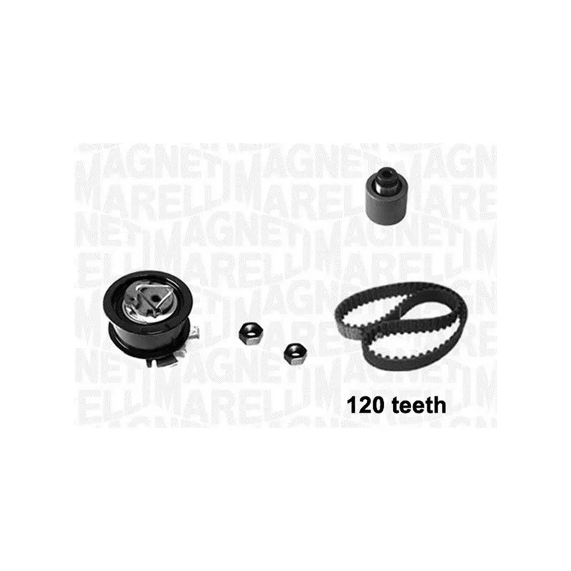 Pompe à eau + kit de courroie crantée MAGNETI MARELLI 341404790002